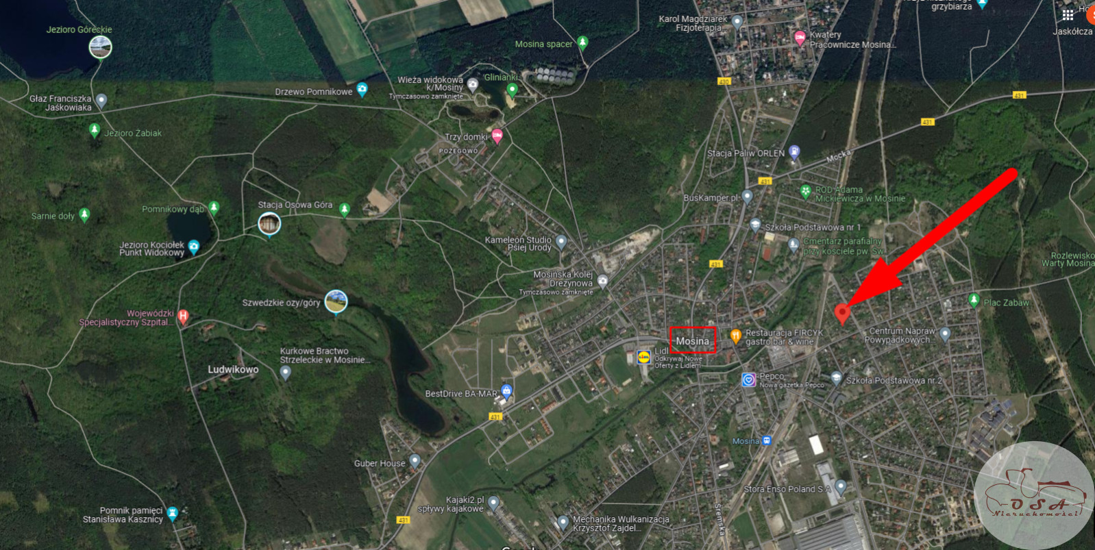 Działka Sprzedaż Mosina Targowa 10