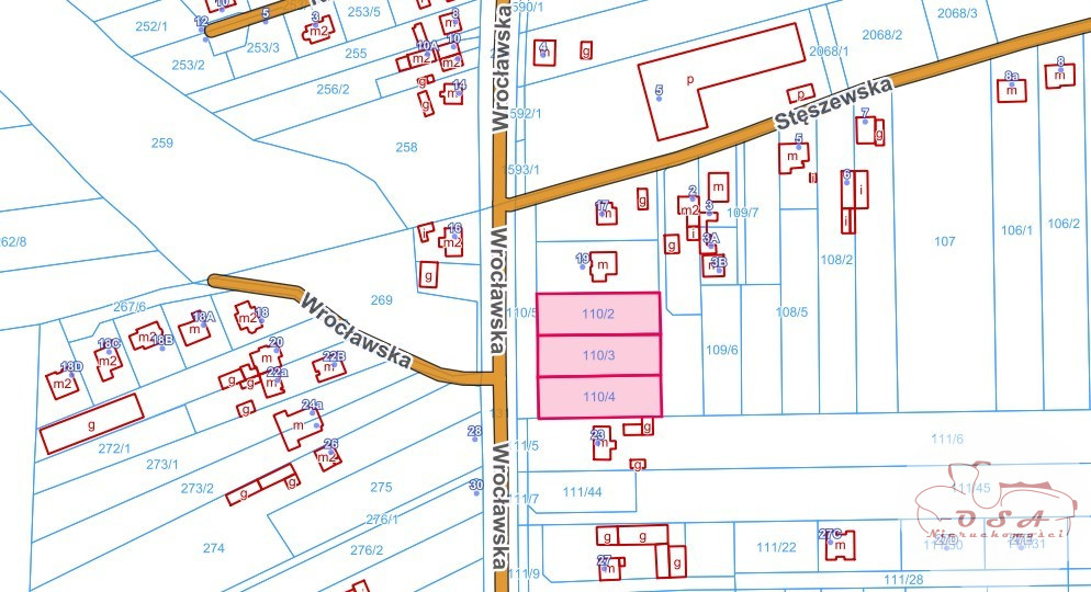 Działka Sprzedaż Witobel Wrocławska 13