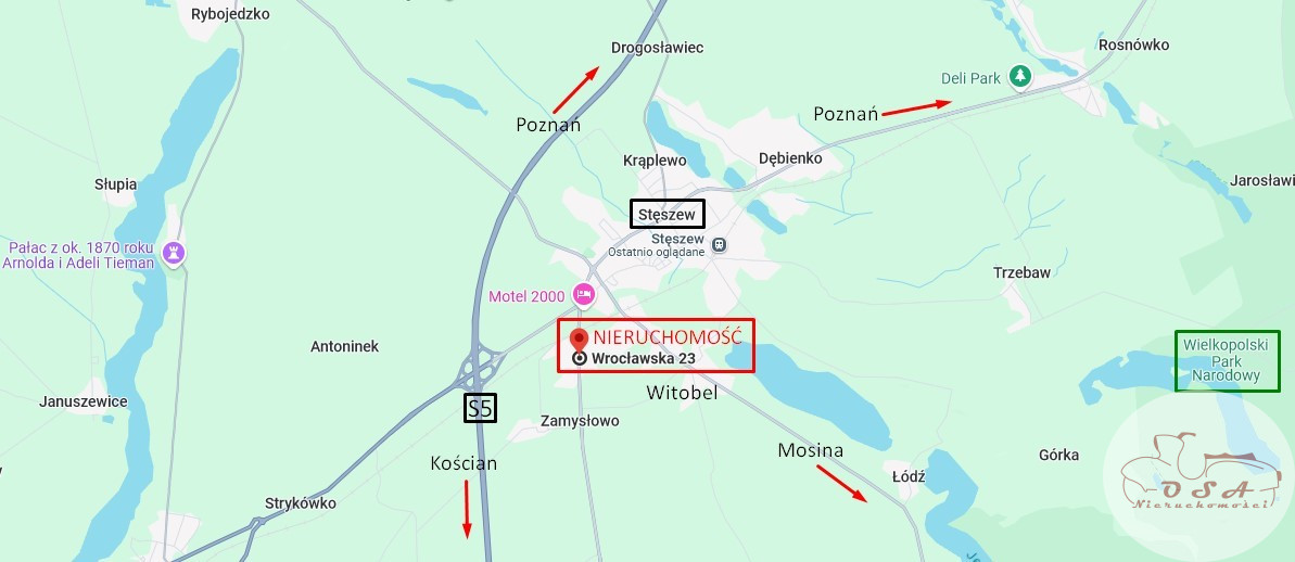 Działka Sprzedaż Witobel Wrocławska 14