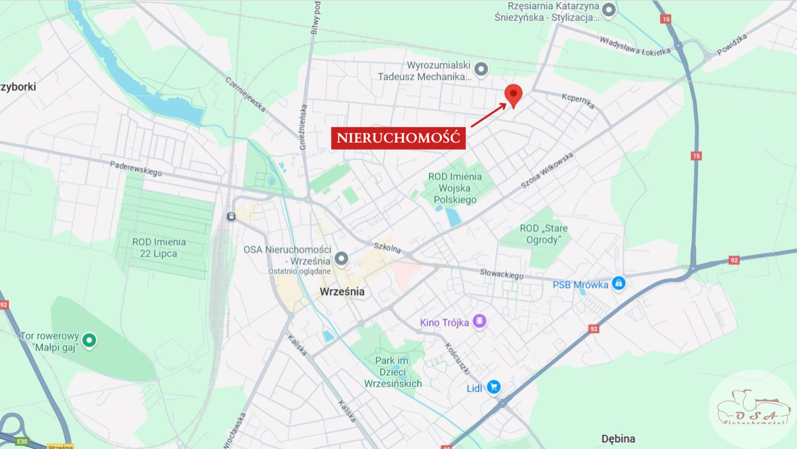 Dom Sprzedaż Września Kosynierów 21