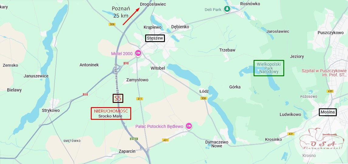 Działka Sprzedaż Srocko Małe 10