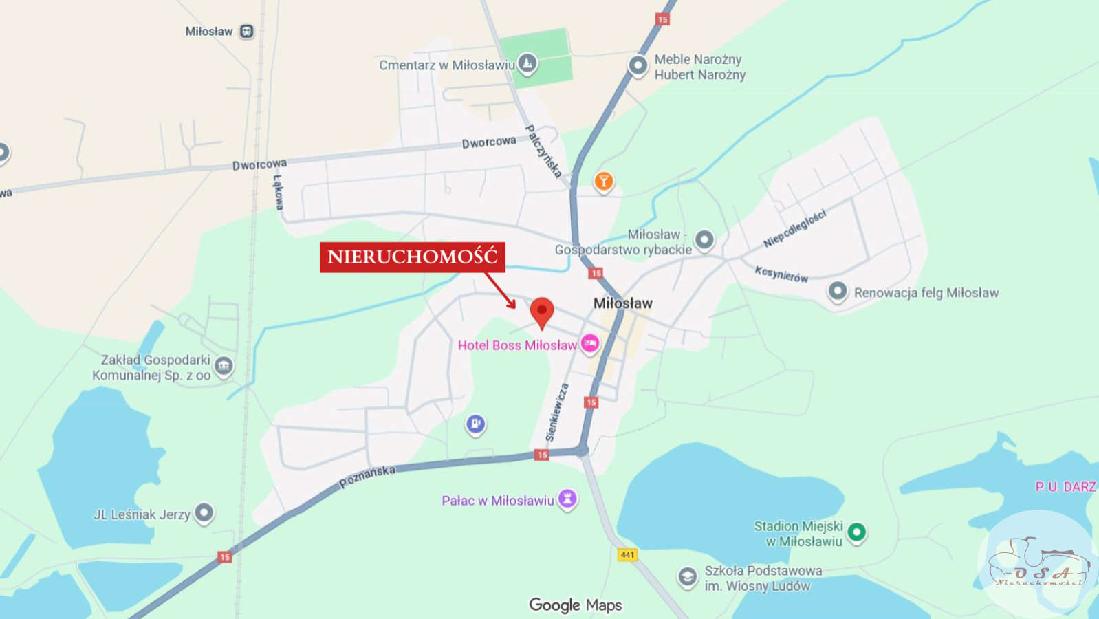 Działka Sprzedaż Miłosław Dolna 6