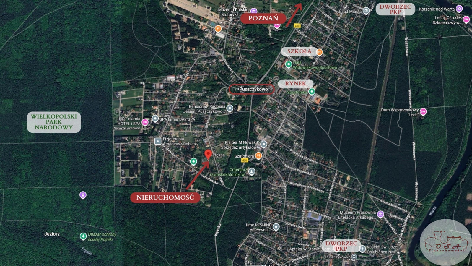 Działka Sprzedaż Puszczykowo Piękna 10