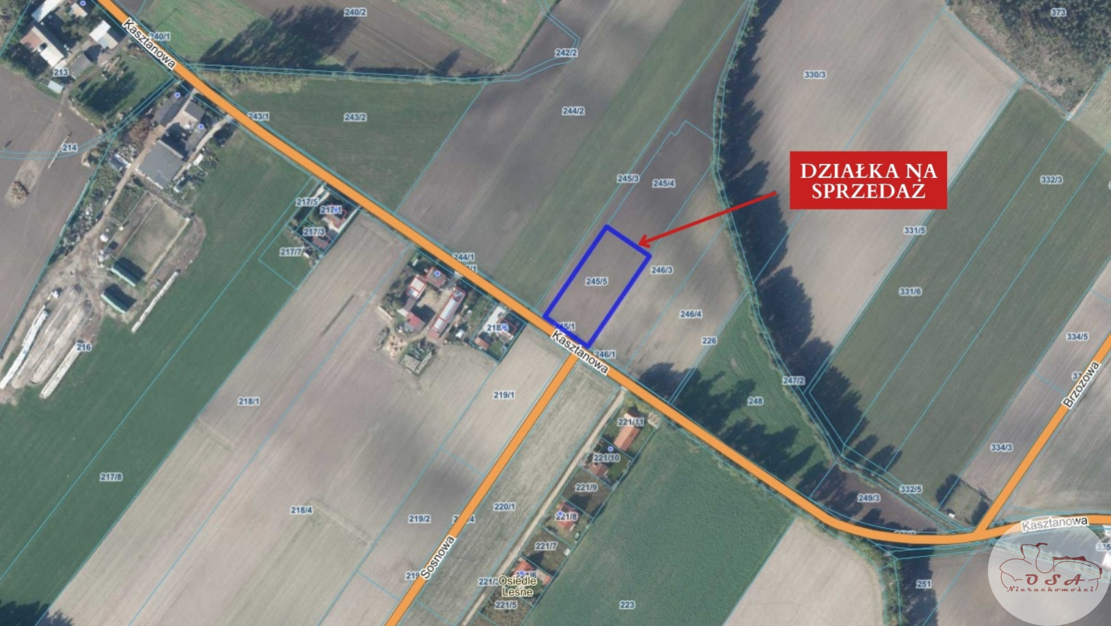 Działka Sprzedaż Żabno 9
