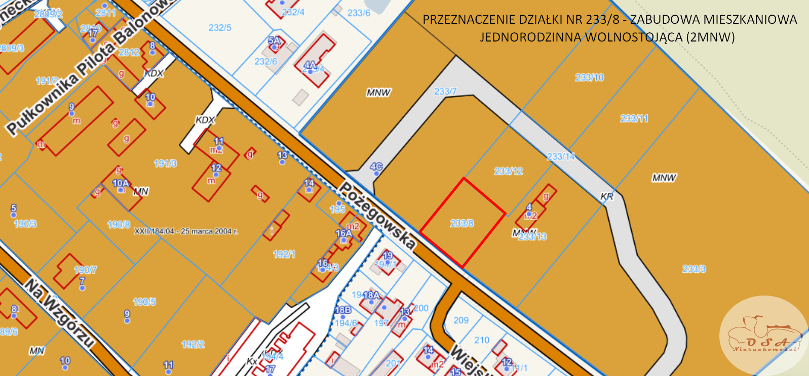 Działka Sprzedaż Mosina Pożegowska 15