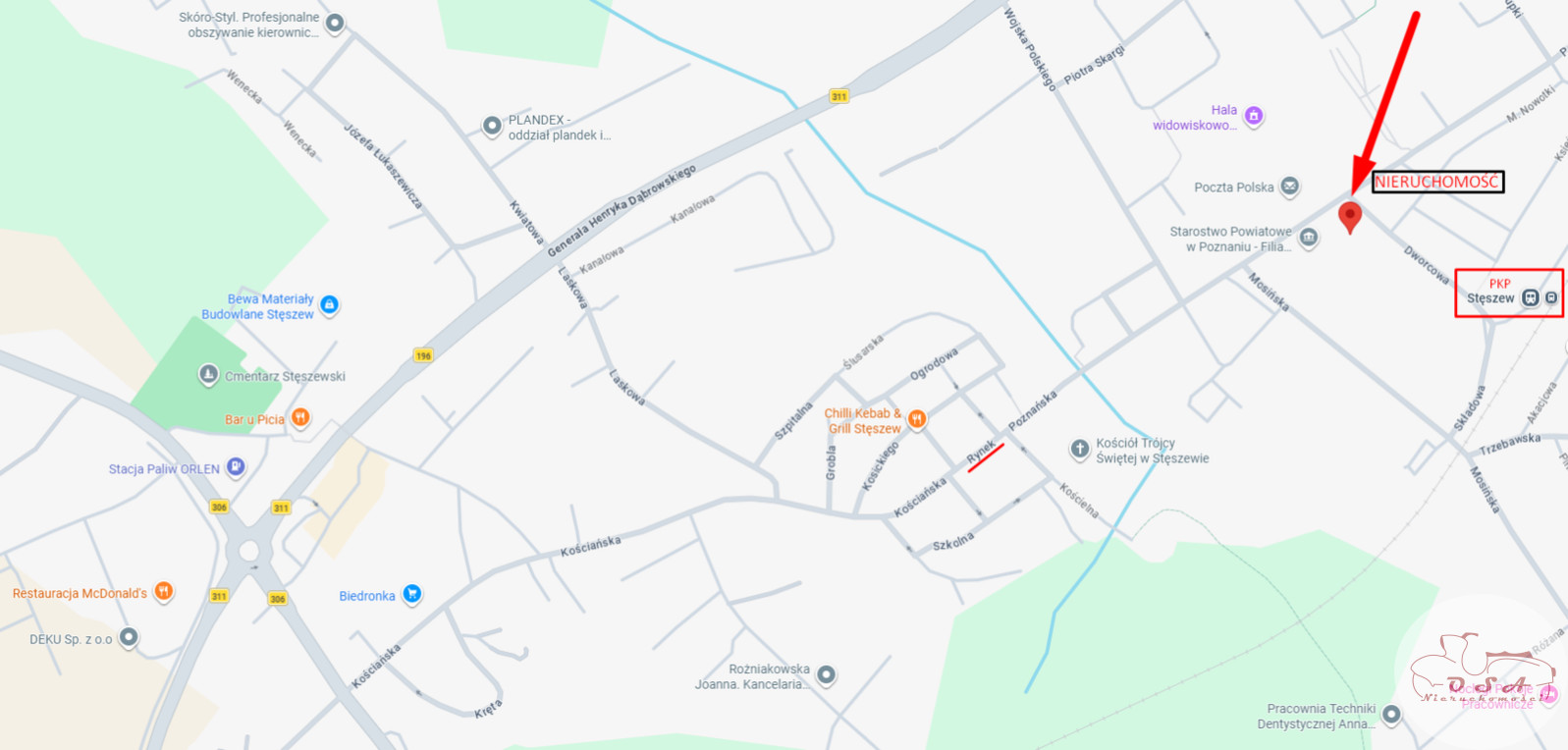 Lokal Wynajem Stęszew Dworcowa 12