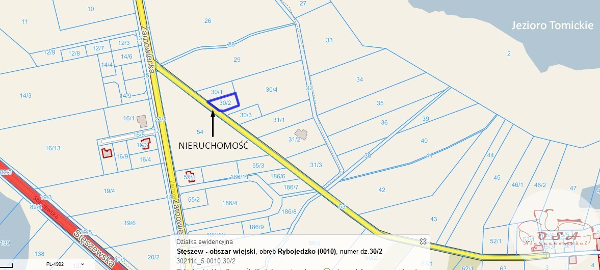 Działka Sprzedaż Rybojedzko 17