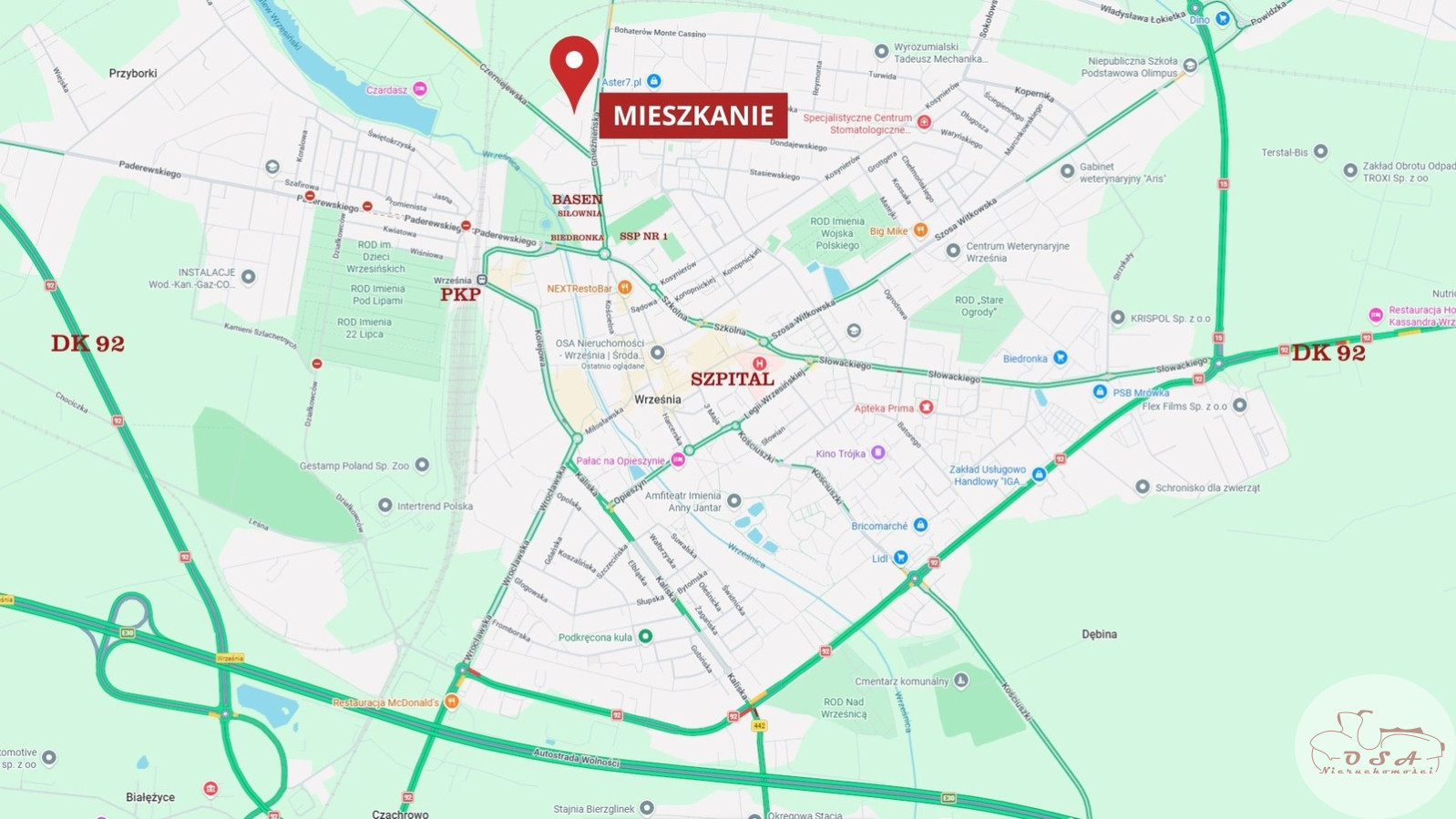 Mieszkanie Sprzedaż Września Gnieźnieńska 17