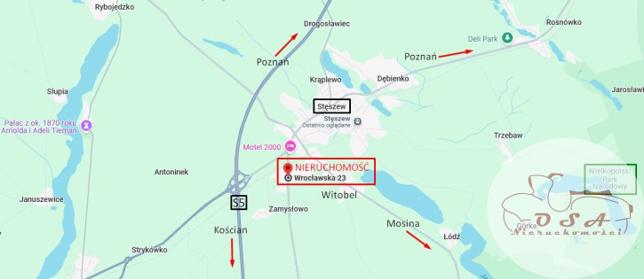 Działka Sprzedaż Witobel Wrocławska 14