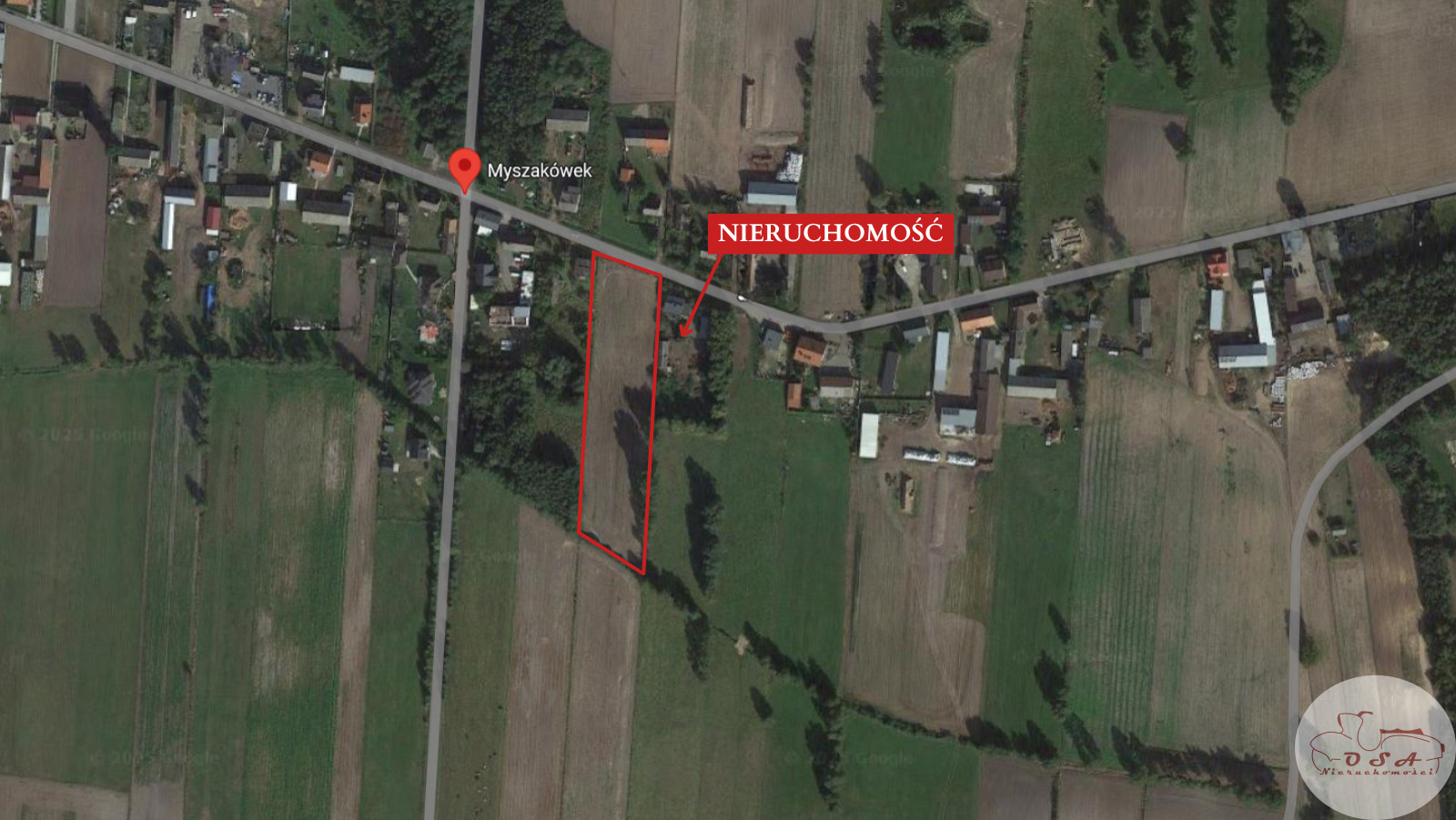 Działka Sprzedaż Myszakówek