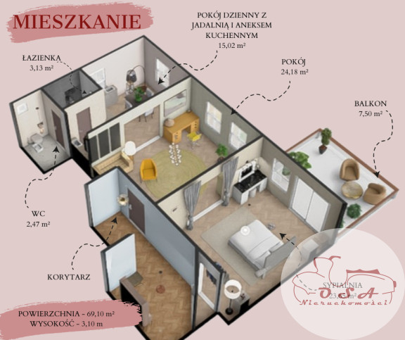 Mieszkanie Sprzedaż Puszczykowo ks. Ignacego Posadzego 4