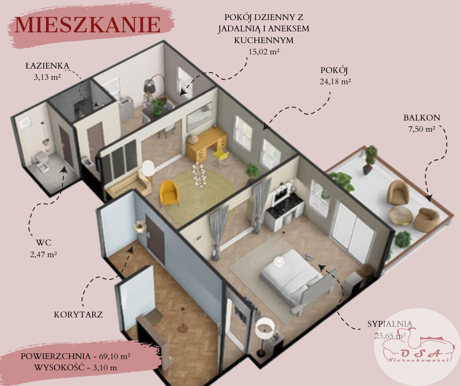 Mieszkanie Sprzedaż Puszczykowo ks. Ignacego Posadzego