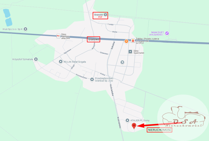 Dom Sprzedaż Granowo Jarzębinowa 14