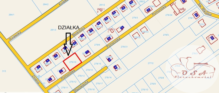Działka Sprzedaż Radzewo Pomorska 16