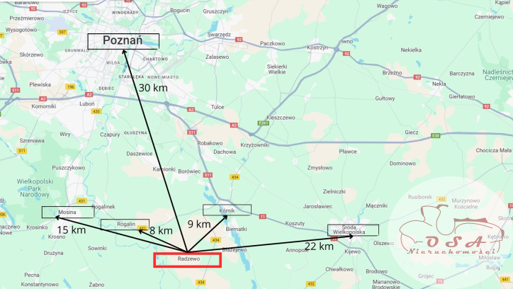 Działka Sprzedaż Radzewo Pomorska 17