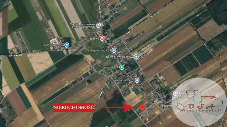 Działka Sprzedaż Radzewo Pomorska 15