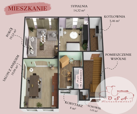 Mieszkanie Sprzedaż Września Fabryczna 3