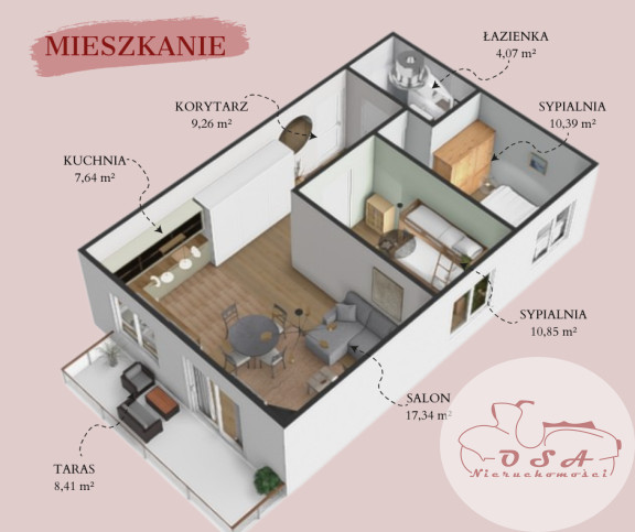 Mieszkanie Sprzedaż Września Słowackiego 10