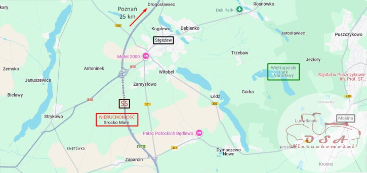 Działka Sprzedaż Srocko Małe 10