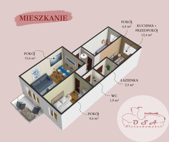 Mieszkanie Sprzedaż Września Piastów 9