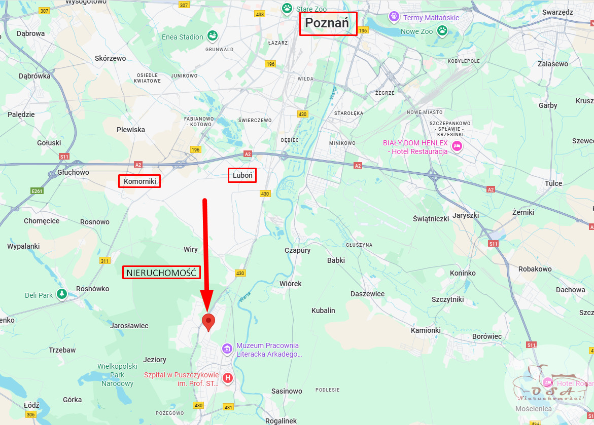 Obiekt Sprzedaż Puszczykowo Poznańska