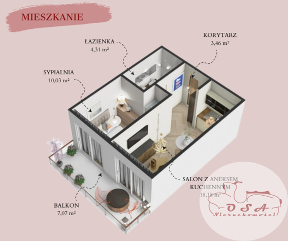 Mieszkanie Sprzedaż Września Kamieni Szlachetnych 11