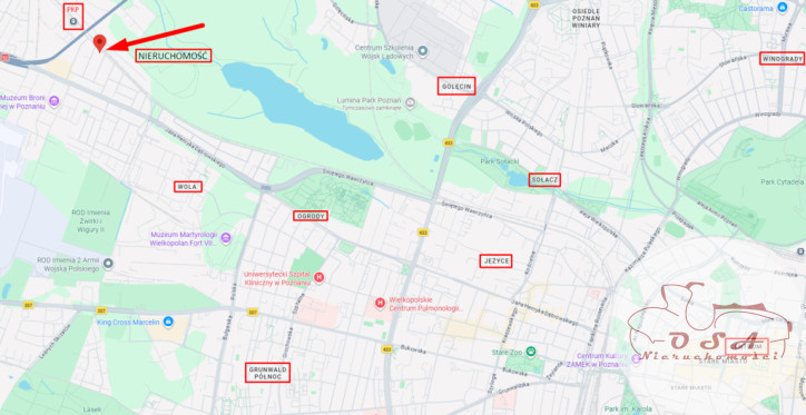 Działka Sprzedaż Poznań Jeżyce Sytkowska 2
