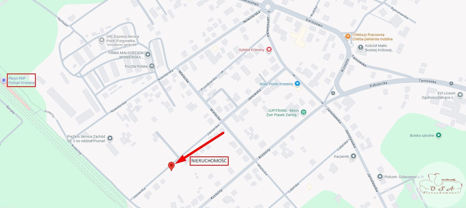 Działka Sprzedaż Poznań Nowe Miasto
