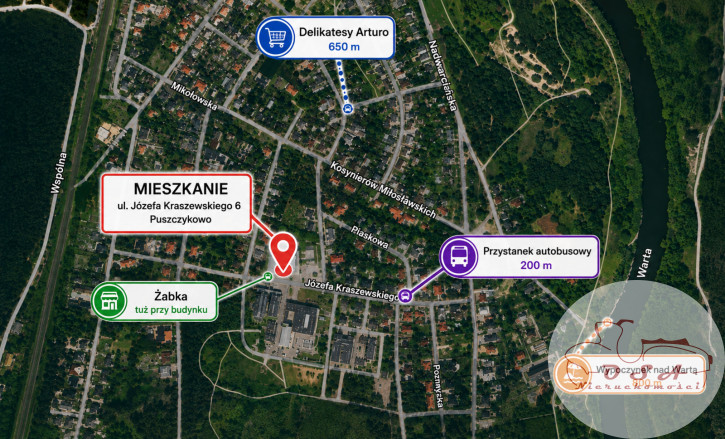 Mieszkanie Wynajem Puszczykowo Niwka Józefa Ignacego Kraszewskiego 14