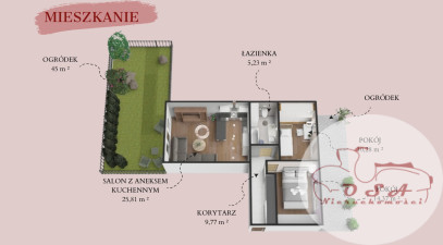 Mieszkanie Sprzedaż Mosina Jana Cybisa