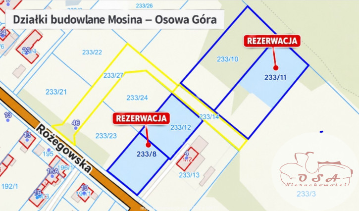 Działka Sprzedaż Mosina Pożegowska 4