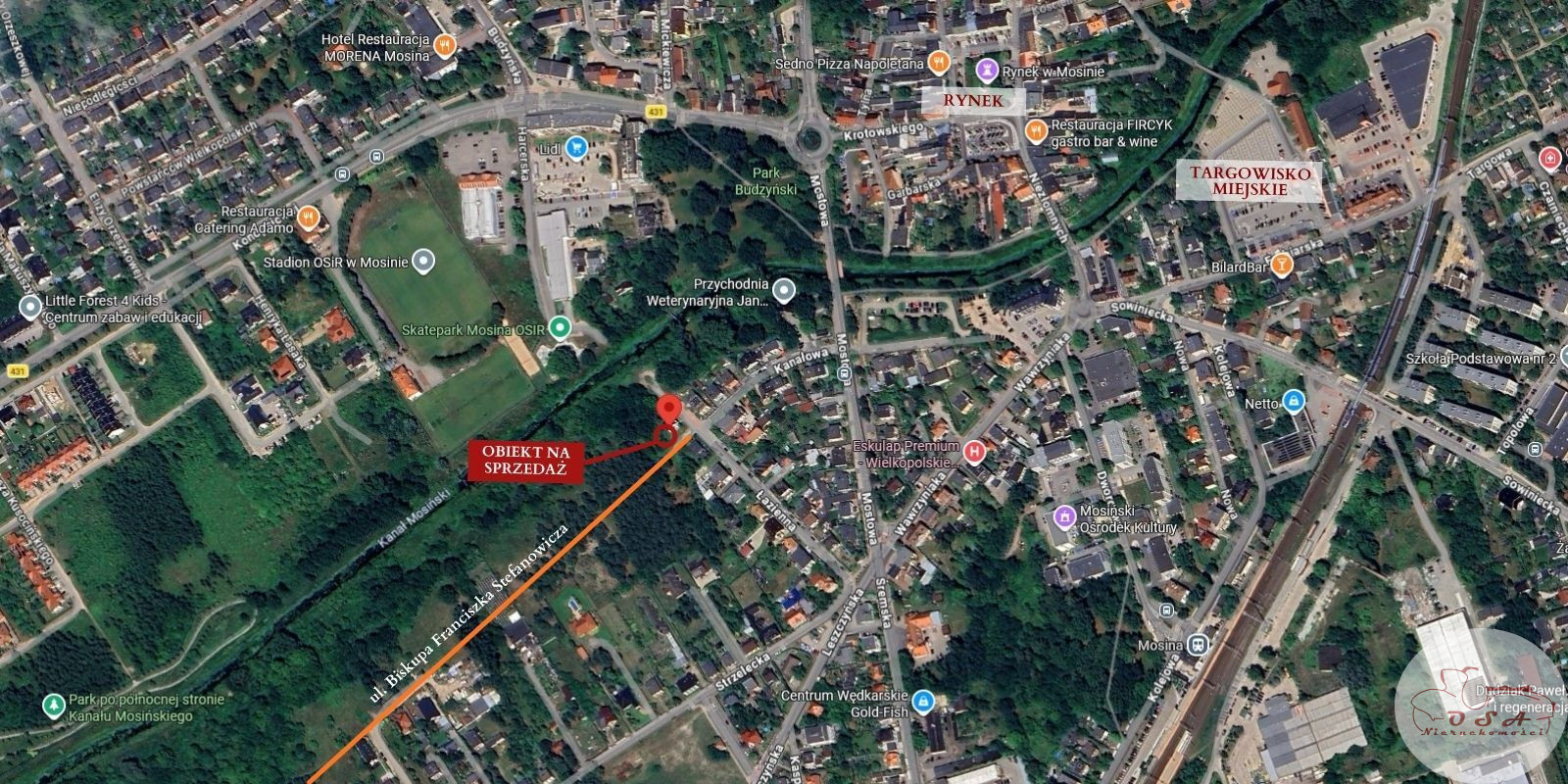 Lokal Sprzedaż Mosina Łazienna